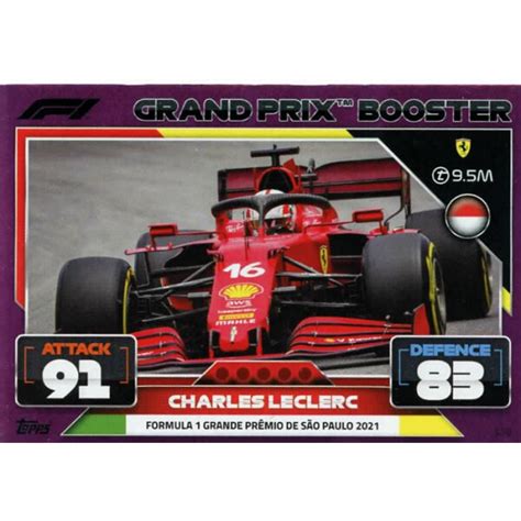 Turbo Attax F Crystal Pink Grand Prix Charles Lecle