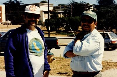 "CSUMB Employees Standing in Parking Lot"