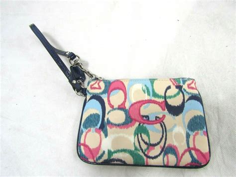 Coach Signature Monogram Wristlet - Gem