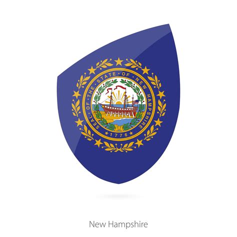 Flag of New Hampshire. 17687519 Vector Art at Vecteezy