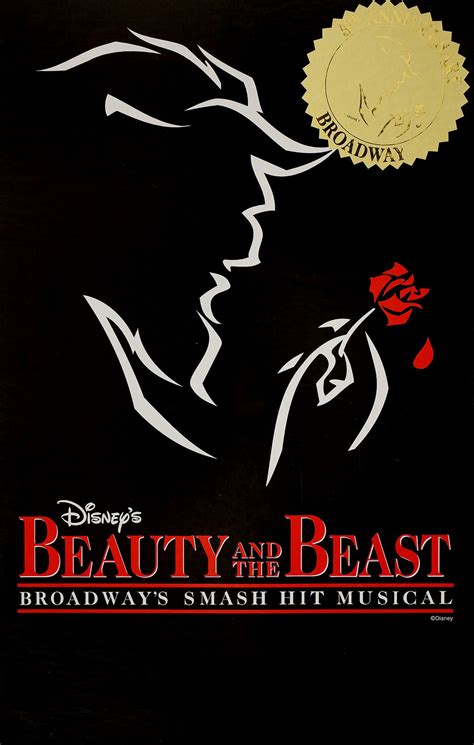 Beauty and the Beast Original 1999 U.S. Window Card Poster ...