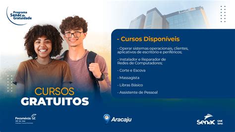 Senac Sergipe Oferta Cursos Gratuitos Jornal Do Dia