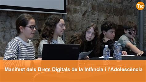 Es Presenta El Manifest Dels Drets Digitals De La Inf Ncia I L