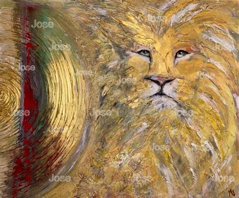 205_The Lion King, MI^ Painting by Anna Andiainen - Jose Art Gallery