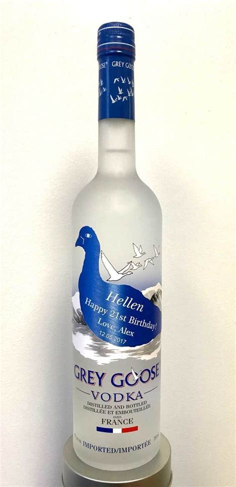 Personalized Vodka Labels Grey Goose Style Vodka Labels Liquor