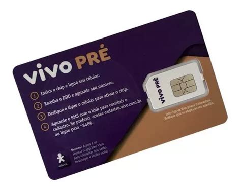 Chip Vivo 4g Pré Pago Triplo Corte Escolha O Ddd Que Quiser MercadoLivre