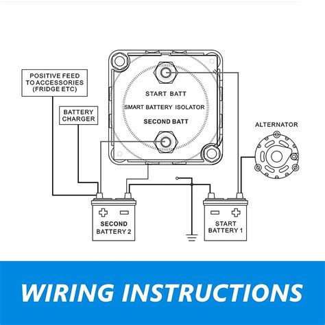 Dual Battery Isolator Wiring Diagram Wiring Diagram