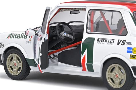 Autobianchi A112 Mk 5 Abarth Alitalia Rally Set 1980 Solido