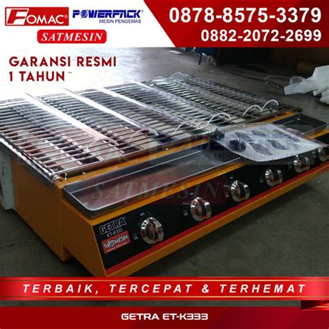 Jual Kompor Pemanggang Gas Roaster Bbq Tungku Getra Et K Kota