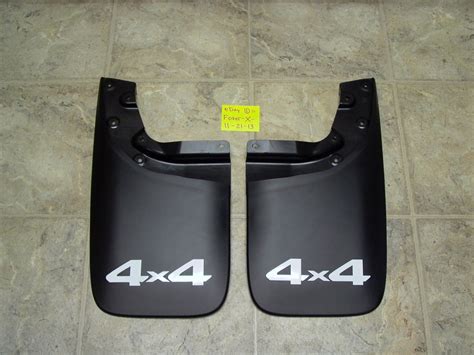 Toyota Tacoma Rear 4x4 Mud Flaps Splash Guards 2006 2013 Ebay