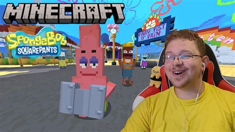 Glove World With Patrick SpongeBob Minecraft DLC Part 2 4K YouTube