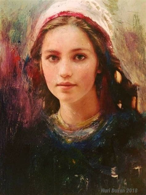 Pin By Nuray Albayrak On Ya L Boya Tablolar Portrait Painting Female