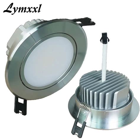 Silver Shell Led Cob Downlights Lamp 10W 12W Dimmable Led Cabinet Light