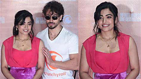 Rashmika Mandanna And Tiger Shroff Attends Celebration Of Crunchyroll