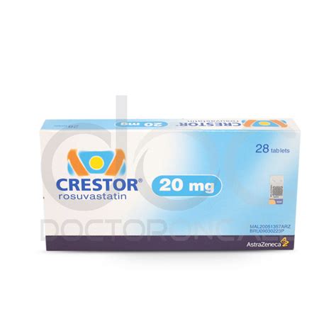 Buy Crestor 20mg Tablet 28s Uses Dosage Side Effects Instructions