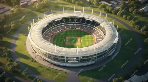 Premium AI Image | Olympic Stadium