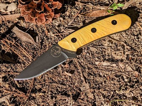 Australian Made Fixed Blade Drop Point Knife Tassie Tiger Knives