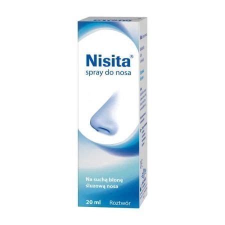 Nisita spray do nosa 20 ml Katar i zapalenie zatok Przeziębienie