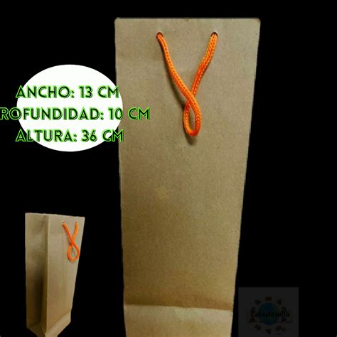 Bolsas Para Botellas Kraft CajasLandia