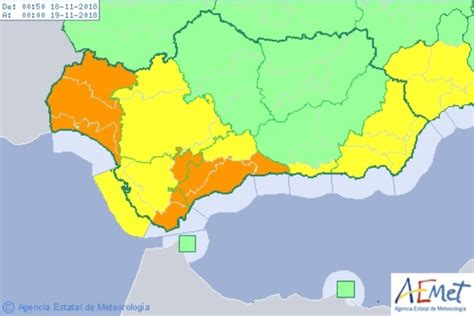 Aemet Eleva A Naranja El Aviso Por Fuertes Lluvias En Huelva