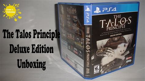 The Talos Principle Deluxe Edition Ps Unboxing Overview Youtube