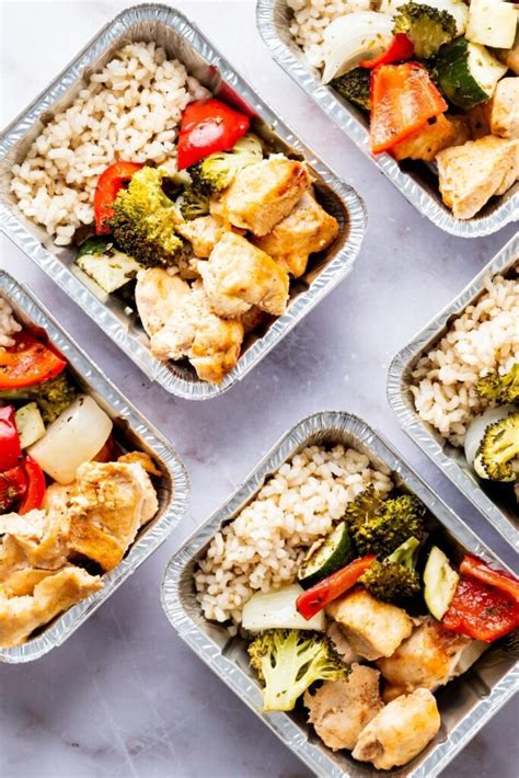 Easy Healthy Chicken And Rice Meal Prep Recipe For The Week