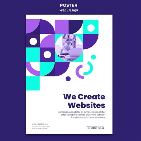 website design poster psd high quality  psd templates