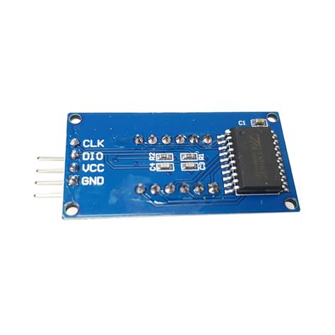 DIYables 4 Digit 7 Segment Display LED TM1637 With Colon For Arduino