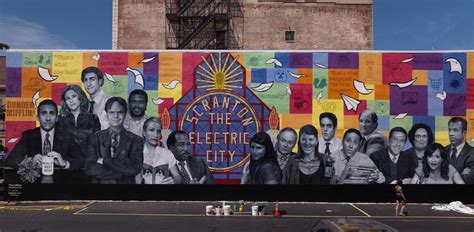 ‘the Office’ Mural Debuts In Scranton Thanks To Philadelphia Artists