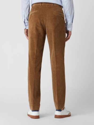 Hiltl Regular Fit Broek Van Corduroy Model Parma In Beige Online