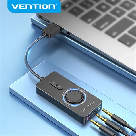 Vention Usb External Sound Card Usb To 3 5mm Audio Adapter Usb To