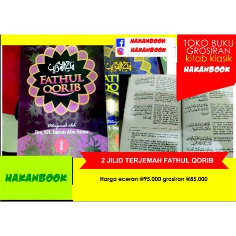 Jual Terjemah Fathul Qorib 2 Buku Shopee Indonesia