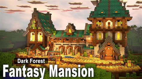 Minecraft How To Build A Fantasy Mansion Tutorial Part 1 YouTube