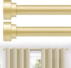 Amazon Gold Curtain Rods For Windows To Inch Ft Pack