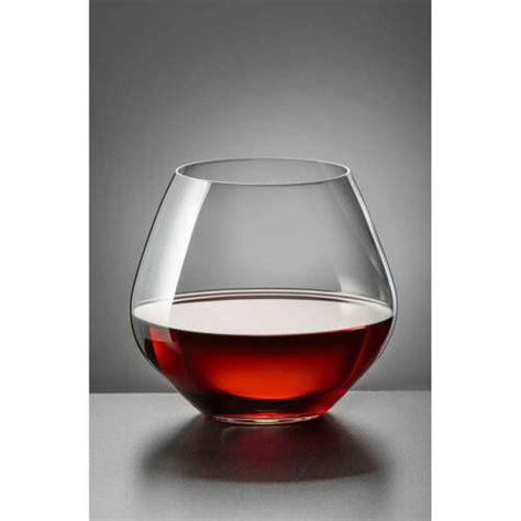 Bohemia Crystal Amoroso Imported Stemless Gin Cocktail Wine Glass Set