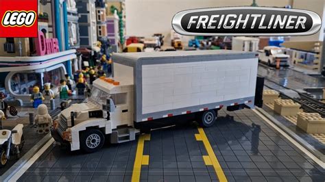 Lego Freightliner Box Truck Moc Youtube