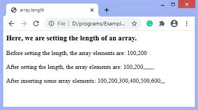 Javascript Array Length Property My Blog