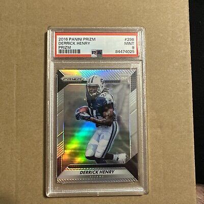 2016 Panini Prizm Derrick Henry Rookie Silver PSA 9 Mint 298 EBay