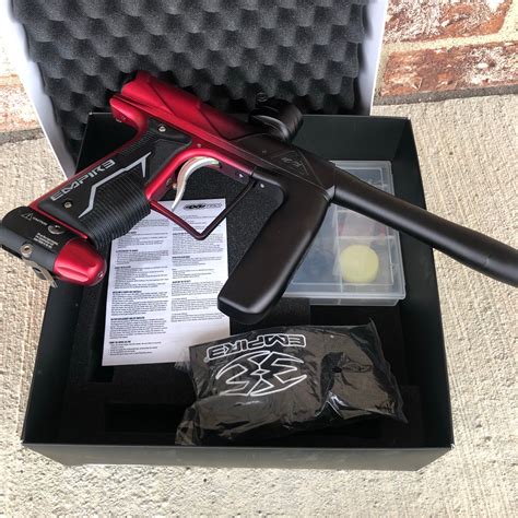 Used Empire Axe Pro Paintball Gun Red Black Punishers Paintball