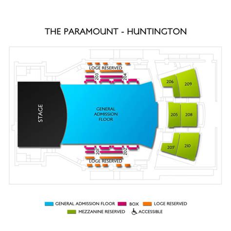 The Paramount Huntington Seating Chart | Vivid Seats