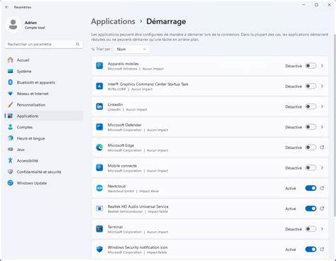 D Sactiver Les Applications Qui Se Lancent Au D Marrage De Windows