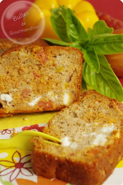 Cake au chorizo poivrons fêta farine de riz et châtaigne Bulles de