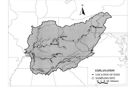 Map Of The Ohio River - Maping Resources