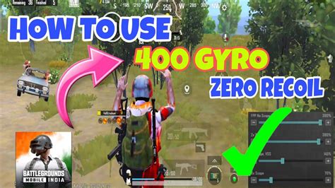 How To Use 400 Gyro ZERO Recoil BGMI PUBG MOBILE Best Gyro