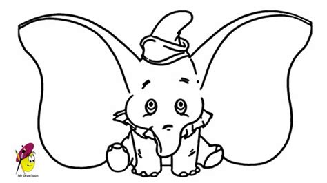 Dumbo The Elephant Big Ears How To Draw Dumbo The Elephant YouTube