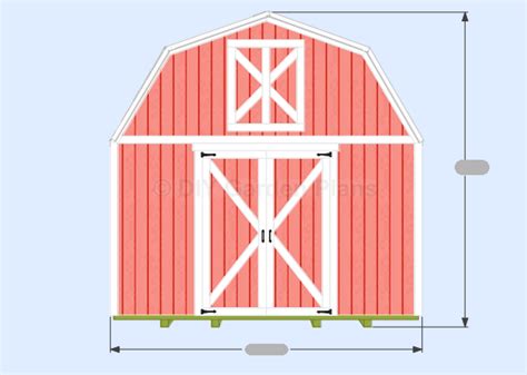 Gambrel Shed Plans With Loft: Overview : Page2 – DIYGardenPlans