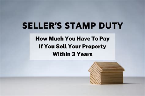 Sellers Stamp Duty How Much You Have To Pay If You Sell Your Property