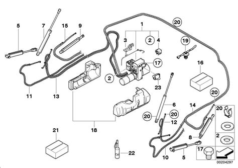 54347190670 Vérin hydraulique droit couvre capote Carrosserie d