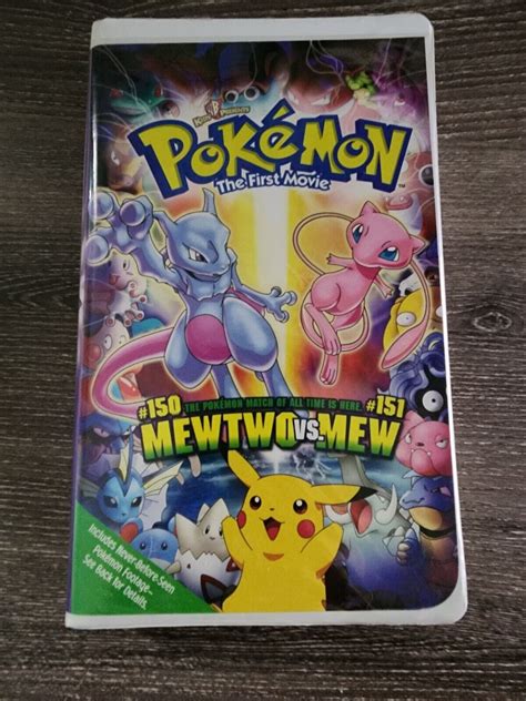 Mavin Pokemon The First Movie VHS