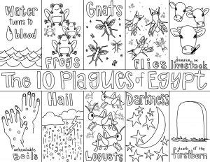 10 Plagues Of Egypt Activity Sheets